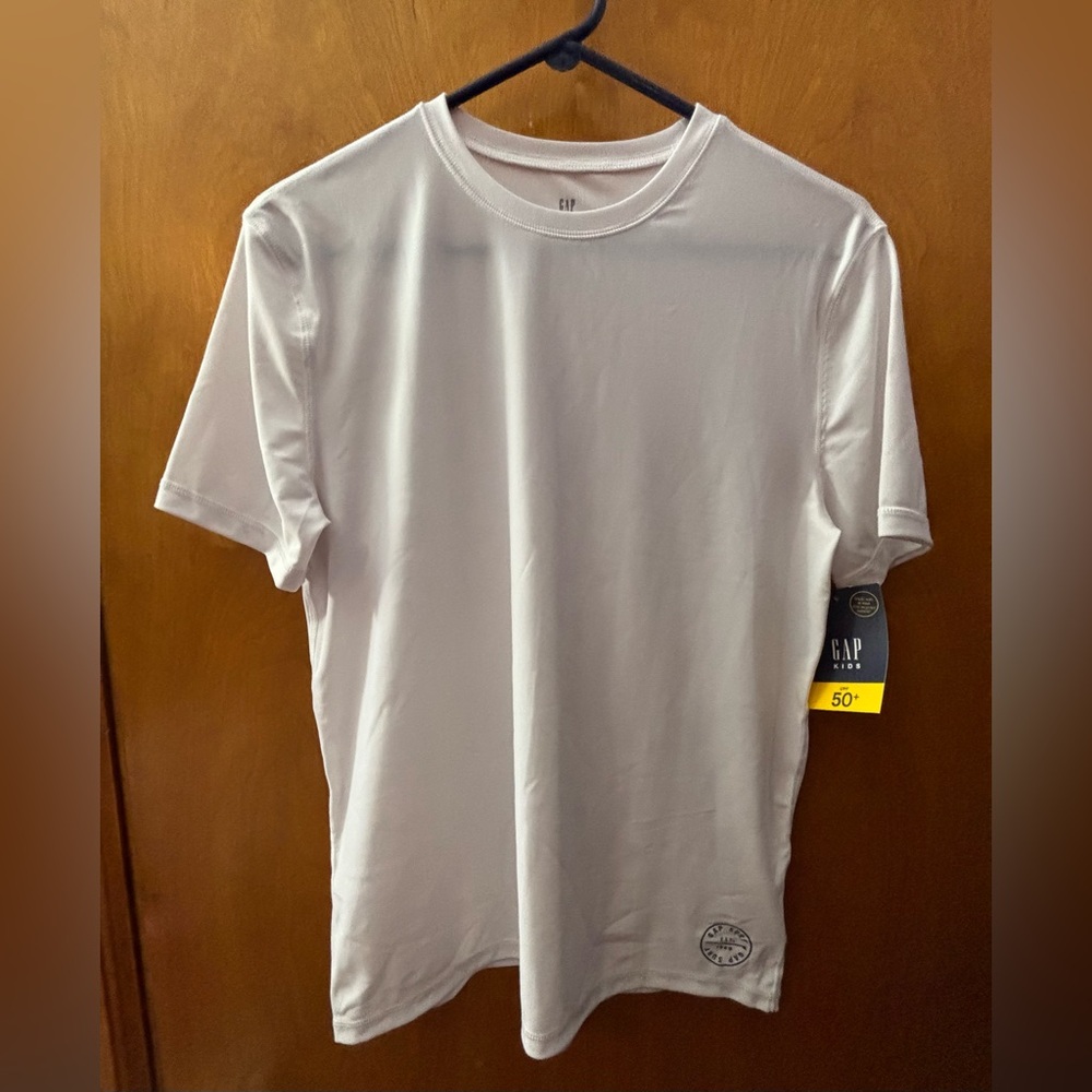 Gap kids white swim rash guard size XXL (14-16) husky